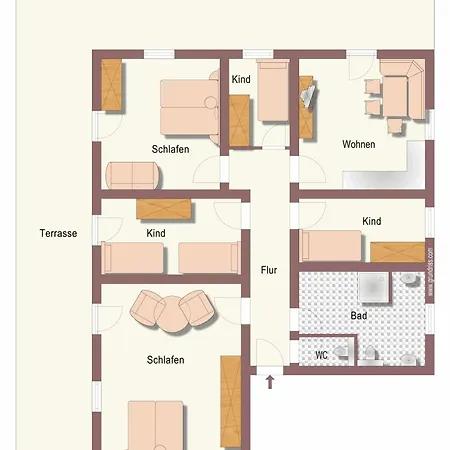 アパートホテル Haus Am 4*